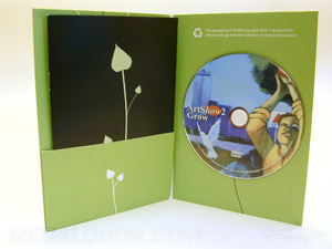 eco friendly dvd jacket recycled paper plastic free recycled paper