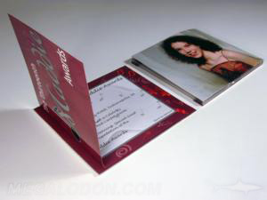 digipak invitation set rsvp card envelope booklet