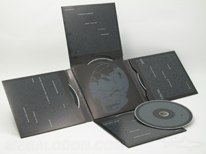 multidisc jacket 4 cd dvd discs cross shape