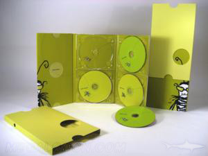 digipak dvd set tall 6pp multidisc set slipcase die cut 