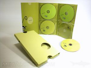 die cut multidisc slipcase set 4 disc dvd cd digipak 6pp 10 inch height die cut window and shape