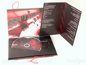 custom dvd book double disc set two dvds booklet string tie