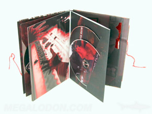 Custom Double Disc DVD Book two dvds swinging sleeve