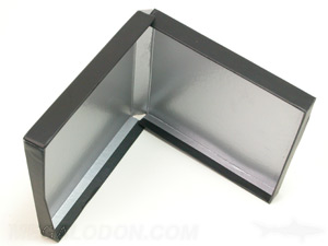 usb box set black matte metallic silver ink printing
