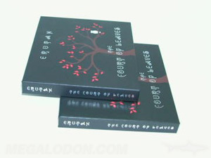 red foil stamping cd vd book packaging special printing effects