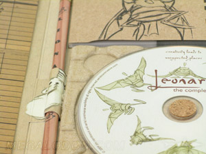 digipak cd dvd recycled paper tray cork hub tall 6pp digipak packaging  pencil flip book