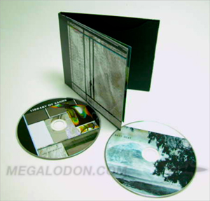 CD LP set hardbound chipboard glued on sleeve pockets