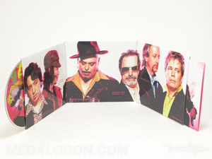 custom 6pp jacket two end pockets disc booklet packaging