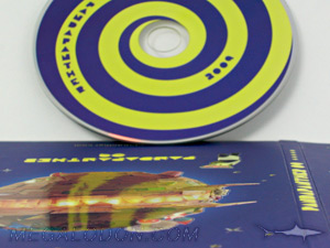 spot gloss printing close up disc dvd packaging
