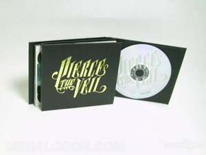 Gold foil cd book set two discs foam hubs