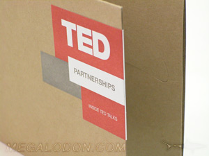 fiberboard jacket TED sticker foil
