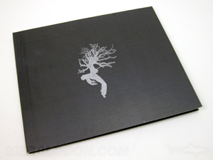 wide cd jacket custom packaging silver foil stamping black matte paper