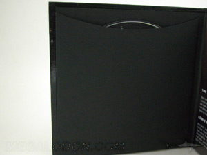 cd sleeve disc pocket glued on black paper cd book packaging