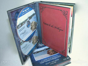 multidisc book set 4 disc dvd double disc trays perfect bound booklet