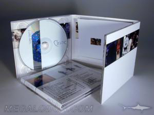 digipak cd 6pp 2 disc set slot pocket center booklet