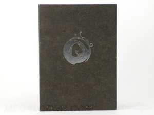 silver foil stamping on black fiberboard dvd jacket