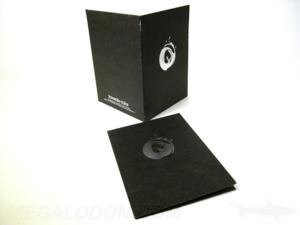 black fiberboard jacket tall dvd silver foil stamping