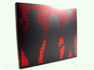 red foil stamping printed packaging cd dvd usb vinyl 