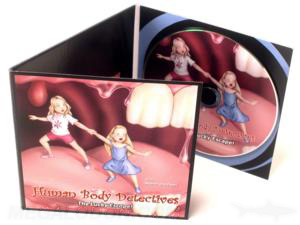 custom jacket packaging cd 6pp foam hub childrens title