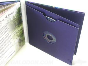 custom cd jacket swinigng sleeve soft cover book inner pages