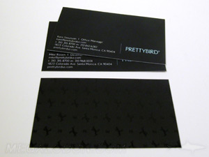 business cards spout UV ink embossing cd  dvd packaging set