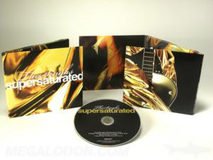 gold metallic ink cd jacket custom packaging 6pp 
