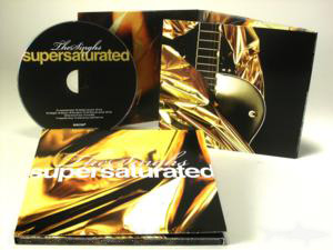 gold metallic cd jacket custom packaging
