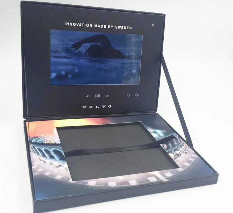 video screen lcd monitor packaging presentation folders boxes kiosks books
